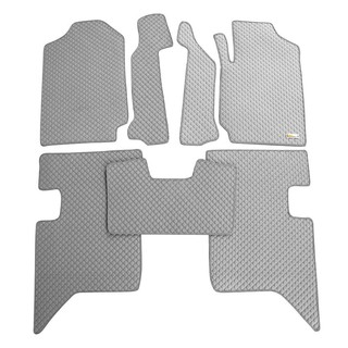 Matpro พรมปูพื้นเข้ารูป 100% ลายกระดุม ชุด Standard Set 7 ชิ้น FORD RANGER 4DOORs 2013 (Grey)