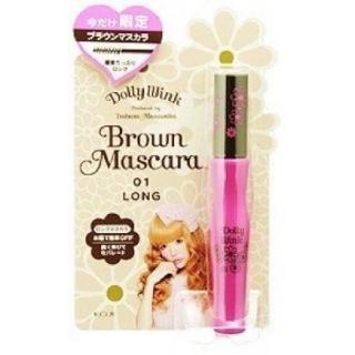 ของแท้** Koji Dolly Wink Brown Mascara #01 Long มาสคาร่าปัดคิ้วให้สวยยาวได้รูป ดวงตาดูเด่นขึ้น