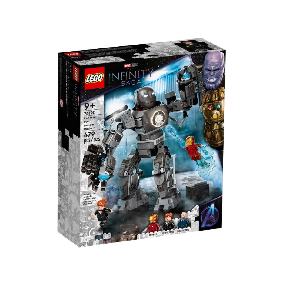 Hobbit99::Lego 76190 Iron Man: Iron Monger Mayhem ของใหม่