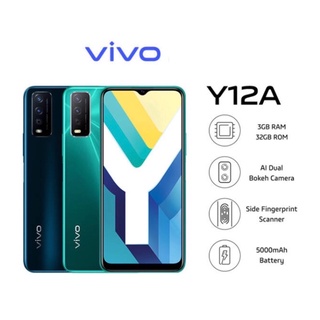 Vivo Y12A แรม3รอม32 เครื่องใหม่มือ1 เครื่องศูนย์ไทยแท้ ล็อตเคลียร์สต็อคจากศูนย์ ประกันร้าน3 เดือน ผ่อนSplayleter/บัตรCr