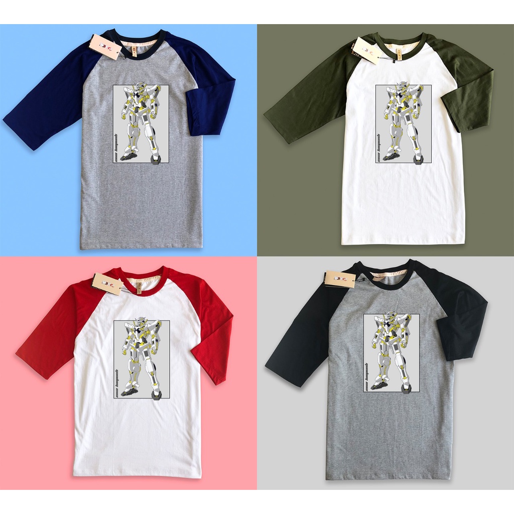 เสื้อยืดกันดั้ม Exia GN 001 Raglan