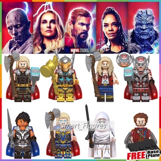 Marvel Minifigures Thor Jane Foster Valkyrie Gol The Godslayer Star Lord ของเล่นของขวัญมินิตัวเลข WM6146