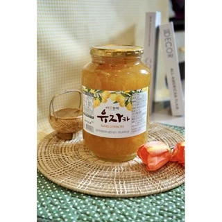 [ขวดใหญ่!! 2kg] ชาส้มยูสุ Yuzu หรือ Lemon เลม่อน ยูจาชา Citron ขวดใหญ่สุดคุ้ม ชาผลไม้ขนาด 2 kg มีเลือก 2 รส ยูสุ เลม่อน
