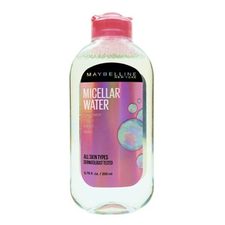 Maybelline Micellar Water เมย์เบลลีน ไมเซล่า วอเตอร์ ล้างเครื่องสำอาง 200ml.