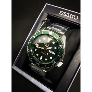 seiko 5 sports new logo เขียวเหนี่ยวทรัพย์  Srpd63k