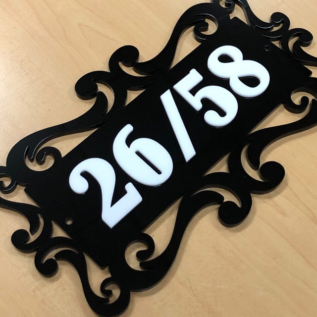 ป้ายบ้านเลขที่ฉลุลาย#บ้านเลขที่ - รูปที่ 2