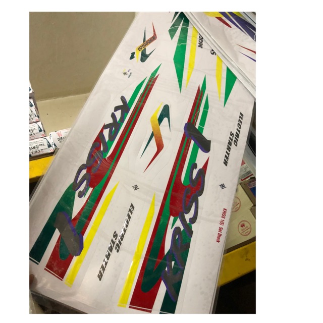 สติ๊กเกอร์ Modenas Kris Limited Edition