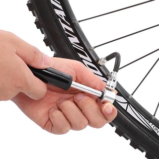 Mini Bicycle Air Pump Portable Bike Air Inflator Aluminum Alloy 120PSI