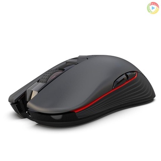 Docooler Hxsj T30 2.4Ghz เมาส์ออปติคอลเล่นเกมแบบไร้สายแบบชาร์จไฟ 3600Dpi Ergonomic Mouse มีไฟ Led สําหรับ Pc แล็ปท็อป