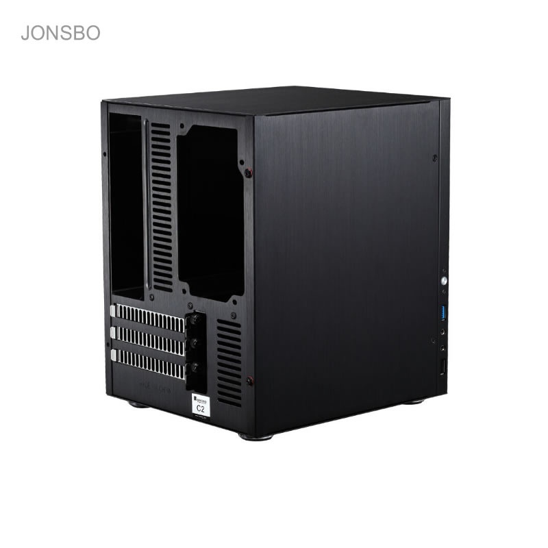 Jonsbo C2 Silver Aluminum Mini ITX MATX computer Case USB.0 game small