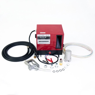 Fuel pump with flow meter ปั๊มดูดน้ำมันมีมิเตอร์ 25mm 12V,220v ปั้นดึงน้ำมันจากเครื่องยนต์ น้ำมันดีเซล แก๊สโชลีน