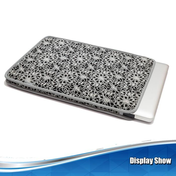 เคสกระเป๋าใส่แล็ปท็อป 13 นิ้ว สําหรับ Macbook Air Incase Flower - สีดํา #4