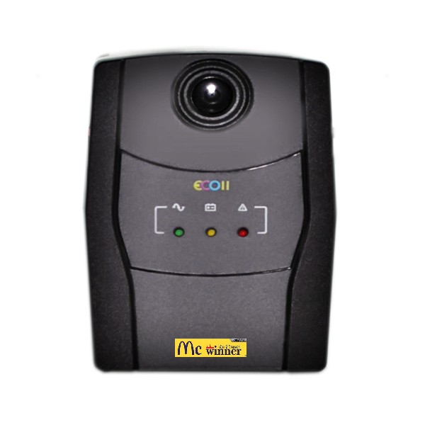 UPS(เครื่องสำรองไฟฟ้า) SYNDOME ECO SERIES 1000VA / 630WATT รุ่น ECO II-1K -LED สินค้ารับประกัน 2 ปี