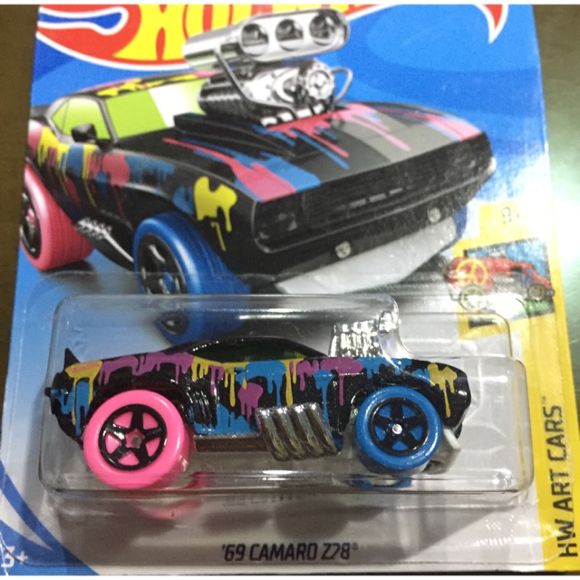Hot Wheels รุ่น 69 Camaro Z28 (Hw art cars)