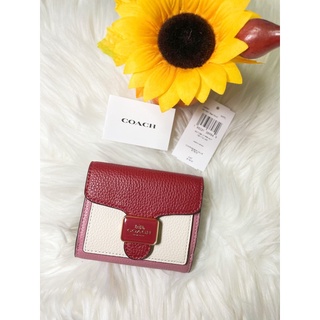 |ส่งฟรีไม่ใช้โค้ด| COACH Pepper Wallet In Colorblock