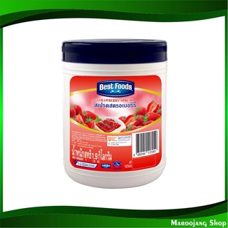 สเปรด รสสตรอว์เบอร์รี่ 1.9 กิโลกรัม เบสท์ฟู้ดส์ Best Foods Strawberry Spread แยม แจม แยมทาขนมปัง แยมขนมปัง ทาขนมปัง