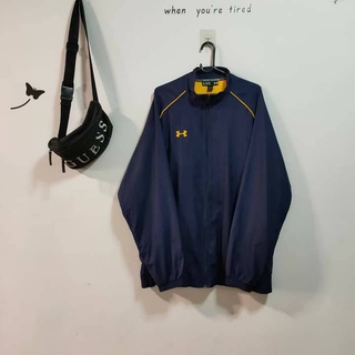 M19เสื้อแจ็คเก็ตผ้าร่ม UNDER ARMOUR Sz XL