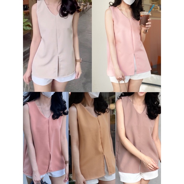 𝑪𝒂𝒚𝒍𝒂 𝑻𝒐𝒑 - CAYLA.APPARELS เสื้อแขนกุด