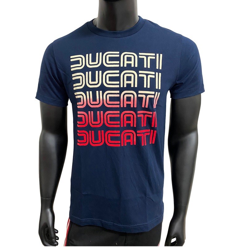 DUCATI T-Shirt  เสื้อยืดดูคาติ DCT52 002 สีกรม