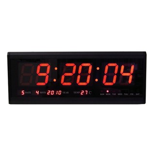 นาฬิกาดิจิตอล HOTAI LED Calendar Wall Clock HT4819SM (แท้)