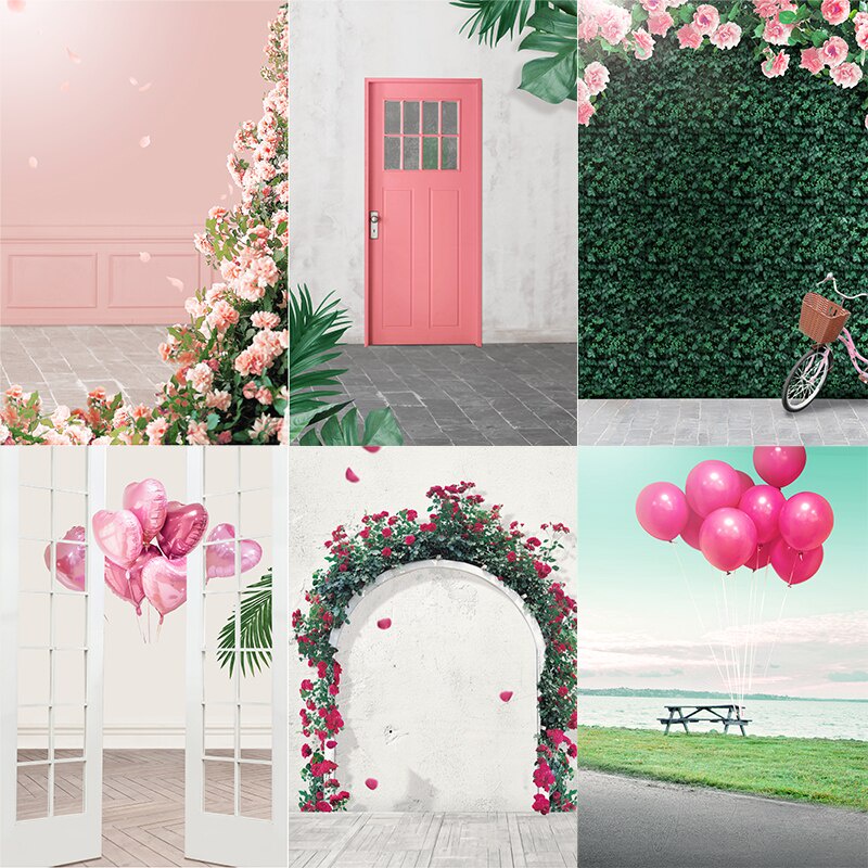 { ขายดี } ภาพพื้นหลัง 225 150 ซม. โรแมนติก พร็อพถ่ายรูปเด็ก สําหรับตกแต่งงานแต่งงาน ปาร์ตี้ สตูดิโอ