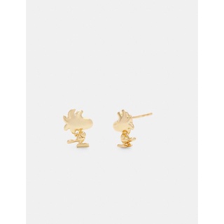 ต่างหู ตุ้มหู Coach X Peanuts Woodstock Stud Earrings Set