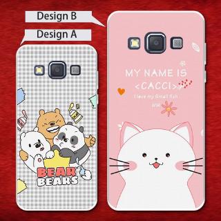 เคสโทรศัพท์ซิลิโคนพิมพ์ลายหมีแบบนิ่ม samsung a 3 a 5 a 6 a 7 a 8 a 9 star pro plus e 5 e 7 2016 2017 2018