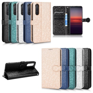 เคสหนัง ฝาพับแม่เหล็ก พร้อมช่องใส่บัตร สําหรับ Sony Xperia 10 IV 1 IV 5 Ace III Pro-I