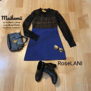 Roselani​ เดรสสีดำกรมท่า (S)​