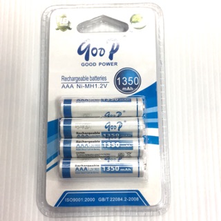 qoopถ่านชาร์จAAA3A1.2V Rechargeable Battery IOS9001:2000