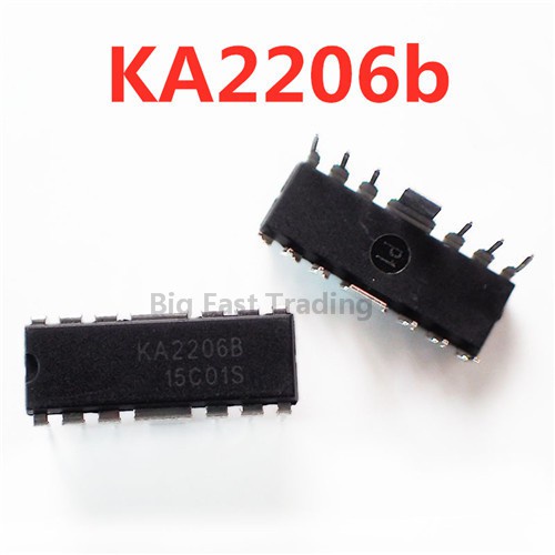 20 ชิ้น 50 ชิ้น KA2206B KA2206 เครื่องขยายเสียงชิป ic รับประกันคุณภาพ betterway