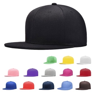 ใหม่หมวกเบสบอลหมวกฮิปฮอปคลาสสิก Snapback Snap แบบปรับได้