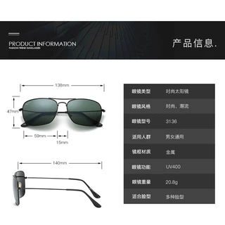 2021แฟชั่นการบินสไตล์แว่นตากันแดดคลาสสิกRetro MensสุภาพสตรีขับรถตกปลาRayedsแว่นตากันแดดUV400