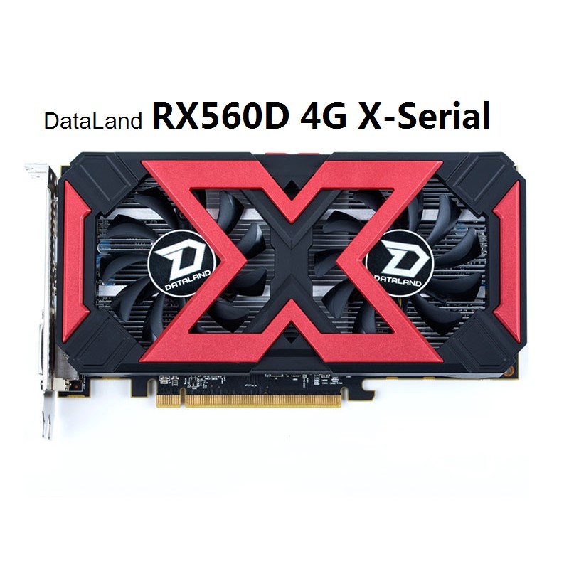🔥เดสก์ทอป คอมพิวเตอร์  การ์ดจอ DataLand RX560 4G ถอดชิ้นส่วน มือสอง