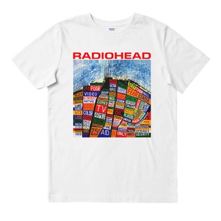 Radiohead - หัววิทยุสื่อสาร สีขาว | เสื้อยืด พิมพ์ลายวงดนตรี | Merch เครื่องดนตรี | Unisex | วงดนตรีเมอร์ช | เสื้อยืด พิมพ์ลายดนตรี | ป๊อปร็อค