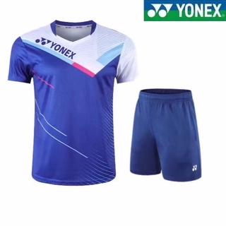 Yonex เสื้อกีฬาแขนสั้น แบบแห้งเร็ว เหมาะกับใส่เล่นแบดมินตัน สําหรับผู้ชาย และผู้หญิง