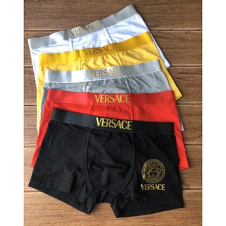 กางเกงในชาย Versace ทรงTrunk ผ้าcotton ราคาถูก ราคาส่ง