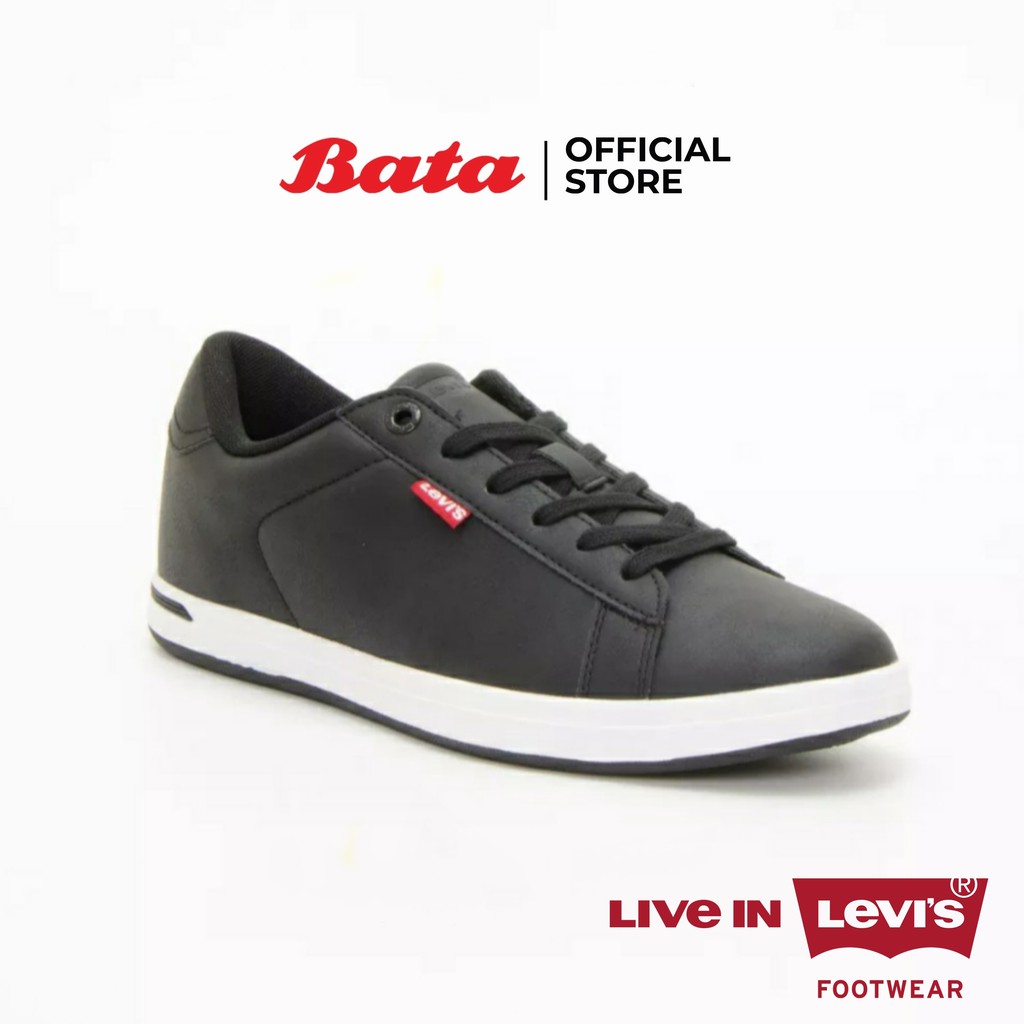 Bata Levi's Men's Lace up Sneakers รองเท้าผ้าใบสำหรับผู้ชาย รุ่น Aart Iberia สีดำ 8216979
