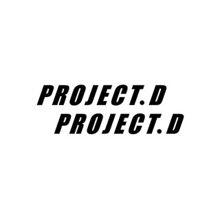 สติกเกอร์ Jdm PROJECT INITIAL D สําหรับติดตกแต่ง