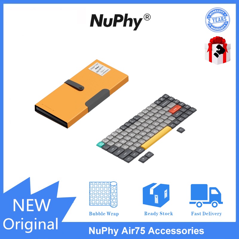 Nuphy Air75 ปลอกหนังหุ้มปุ่มกด และปุ่มกด