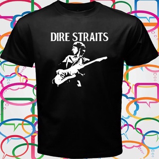 เสื้อยืดคอกลมเสื้อยืด ลายวงร็อค Dire Straits LegendS-5XL