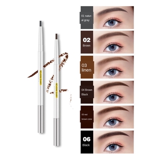 ดินสอเขียนคิ้ว Waterproof Natural Long Lasting 6 Colors Eye Brow Eyes Makeup