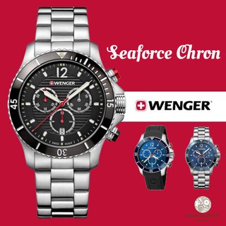 Wenger นาฬิกาข้อมือ นาฬิกาแบรนด์เนม มือ 1 ของแท้100% รุ่น Seaforce Chrono นำเข้าจากต่างประเทศ