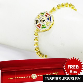 Inspire Jewelry สร้อยข้อมือหยินหยาง 2 กษัตริย์ หรือยันต์แปดทิศ