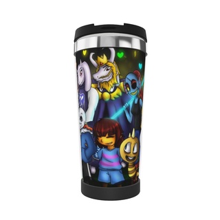 Undertale แก้วกาแฟสุญญากาศ สเตนเลส แบบสองชั้น มีฉนวนกันความร้อน สําหรับเดินทาง