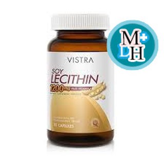 VISTRA Soy Lecithin 1200 mg วิสทร้า ซอย เลซิติน 1200 มก 90 เม็ด (17148)