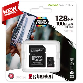 Kingston Micro SD Card 16,32,64,128 GB (SDCS2) Canvas Select Plus Class10 UHS-I 100MB/s มี SD Adapter ประกัน Lifetime