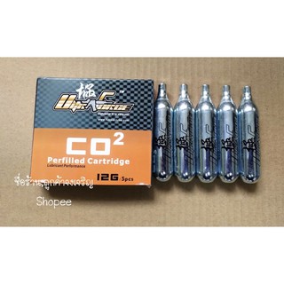 UltraForce Co2 12g 55KG จำนวน 1 แพ็ค 5 หลอด (กล่องส้ม)