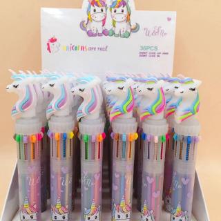 3 Pcs ปากกา 10สีใน1 แ่ท่ง หัวแฟนซี