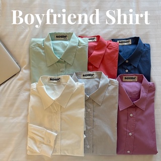 SOMEDRESS | Boyfriend Shirt | 6 COLORS